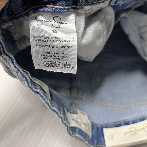 Jessica Simpson fared Jean shorts girls size 10 - Picture 8 of 9